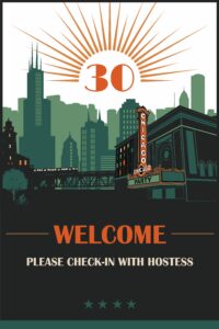 30th birthday sign art